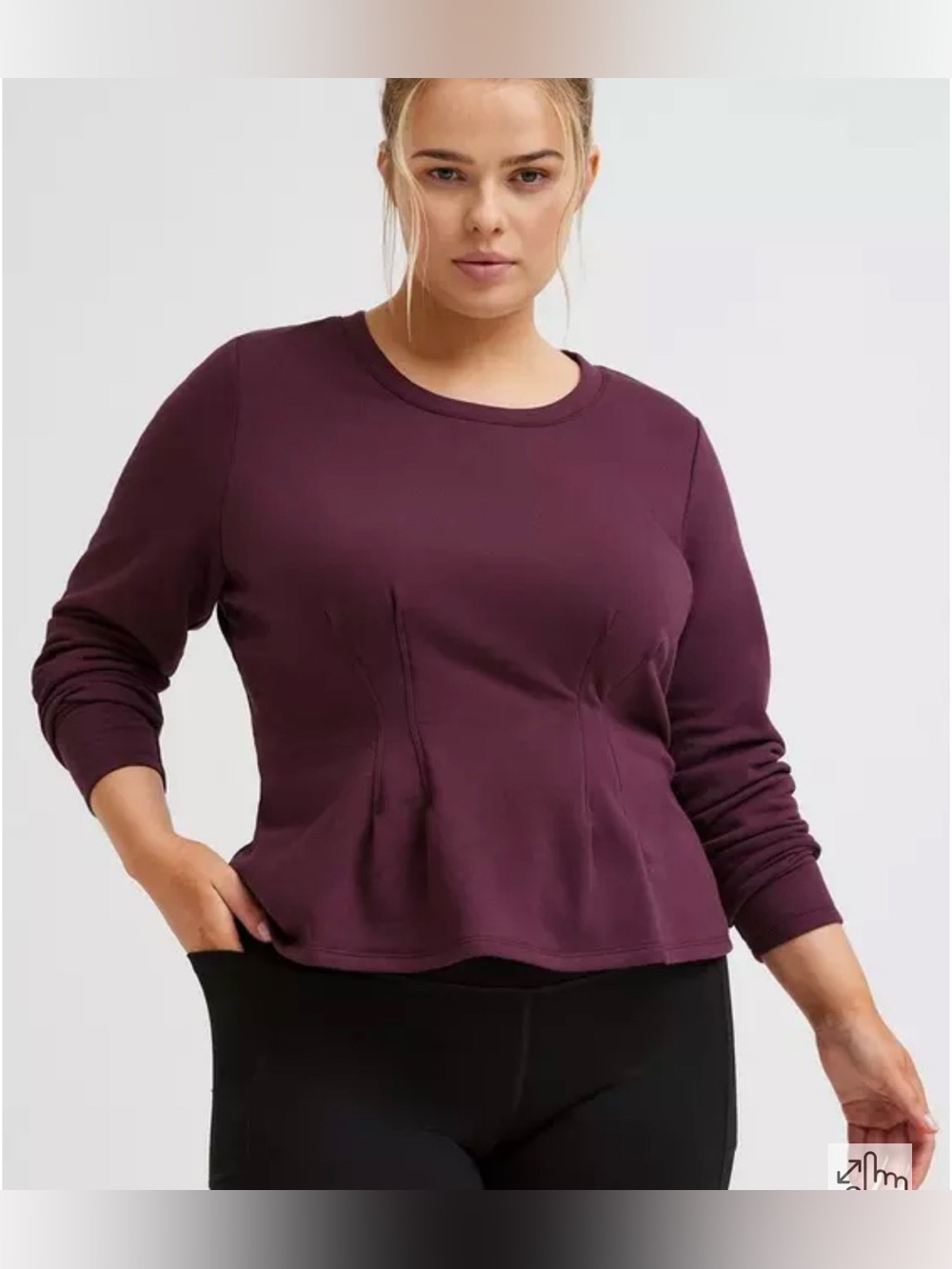 NWT Torrid  super soft fleece corset sweatshirt size 4X